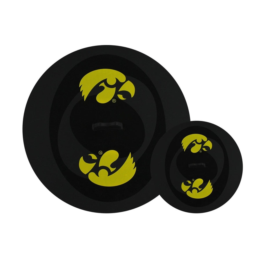 Iowa Hawkeyes FanPans Silicone Cookware Game Day Food Storage Toppers Image 1