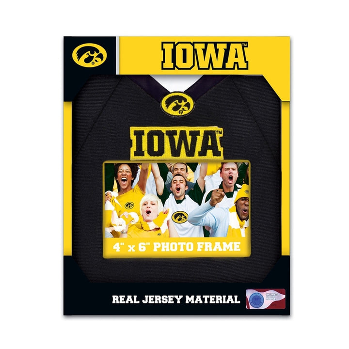 Iowa Hawkeyes Uniform Frame 4x6 Picture Easel Wall Hanger NCAA Licensed Image 2