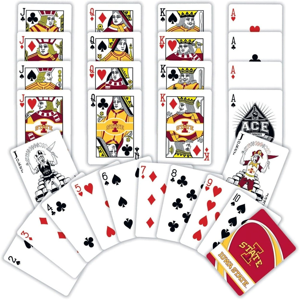 Iowa State Cyclones Playing Cards 54 Card Deck NCAA Team Custom Design Image 2