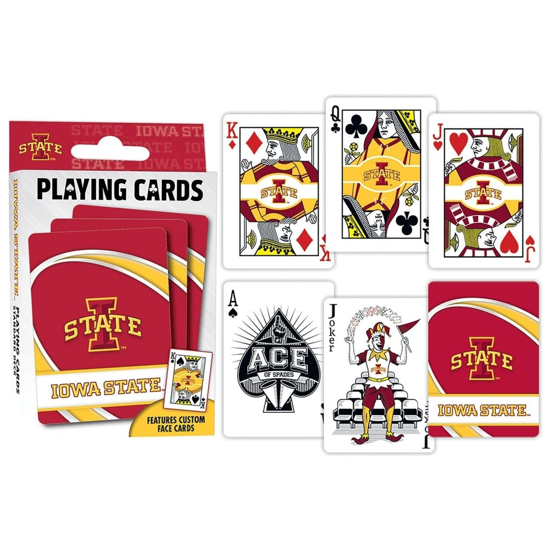 Iowa State Cyclones Playing Cards 54 Card Deck NCAA Team Custom Design Image 3