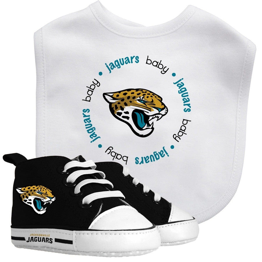 Jacksonville Jaguars Baby Fanatic 2-Piece Gift Set Bib Pre-Walkers Unisex Image 1