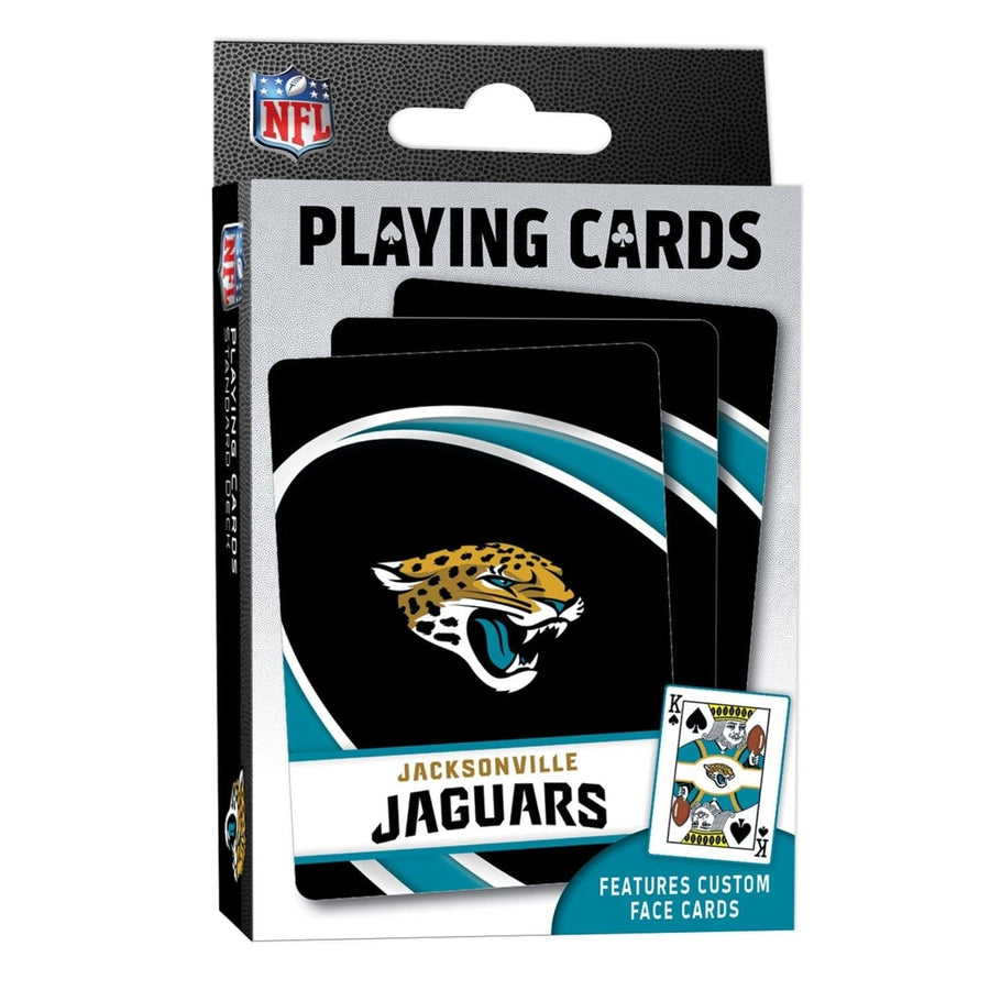 Jacksonville Jaguars Playing Cards 54 Card Deck Officially Licensed NFL Team Image 1