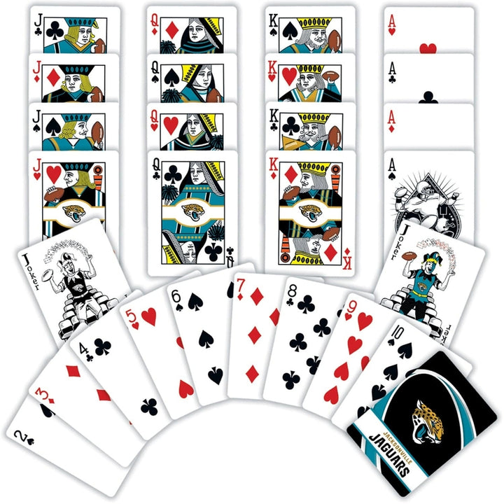 Jacksonville Jaguars Playing Cards 54 Card Deck Officially Licensed NFL Team Image 2