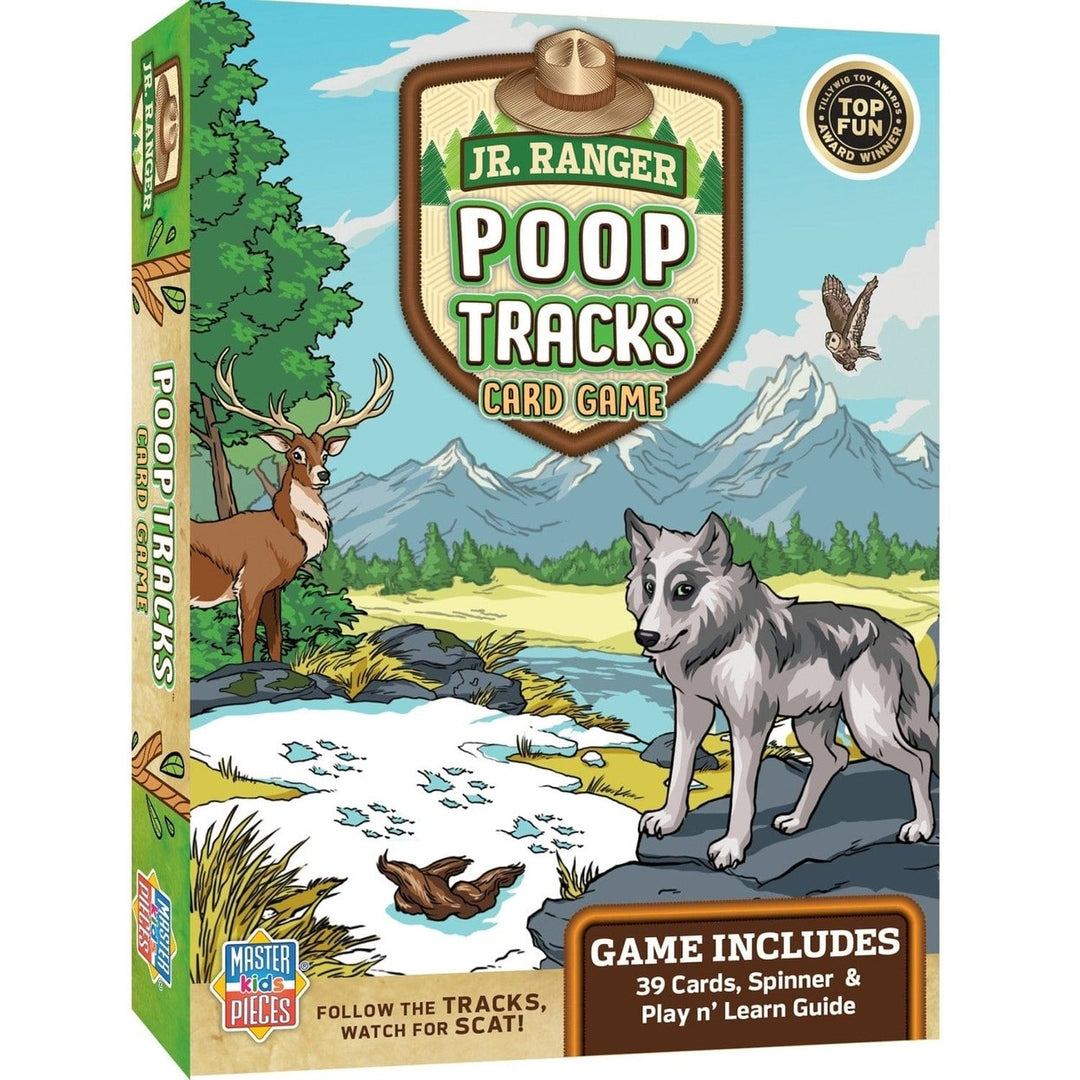 National Parks Jr. Ranger Poop Tracks Card Game Educational Family Fun Game Image 1