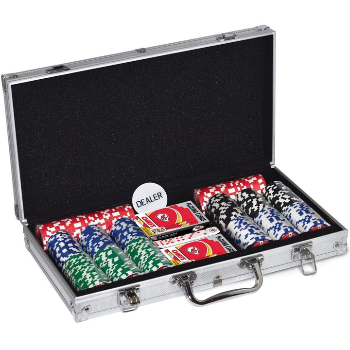 Kansas City Chiefs 300 Piece Poker Set Image 3