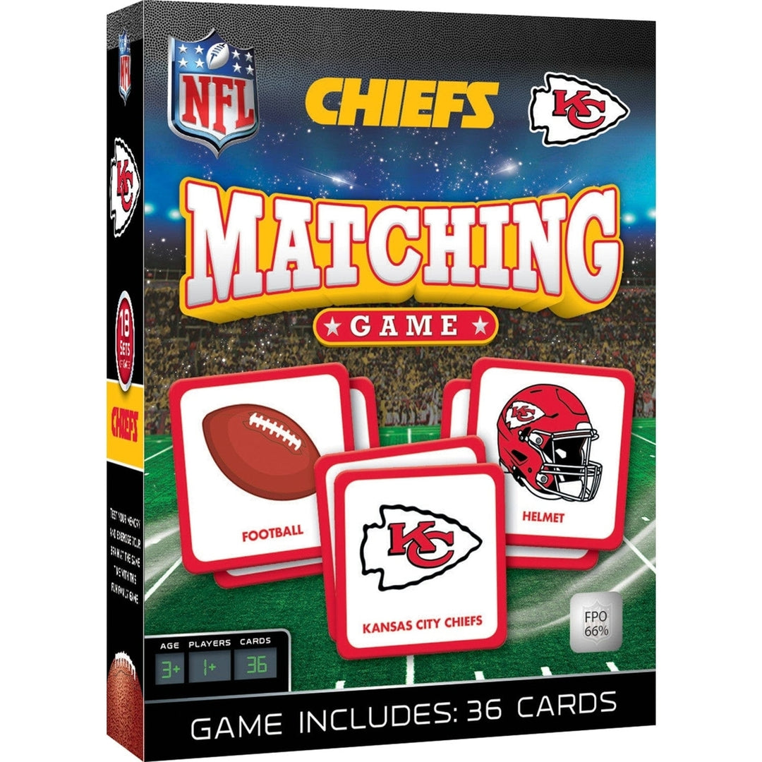 Kansas City Chiefs Matching Game Image 1