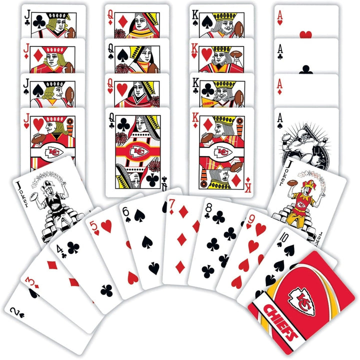 Kansas City Chiefs Playing Cards 54 Card Deck Officially Licensed NFL Team Image 2