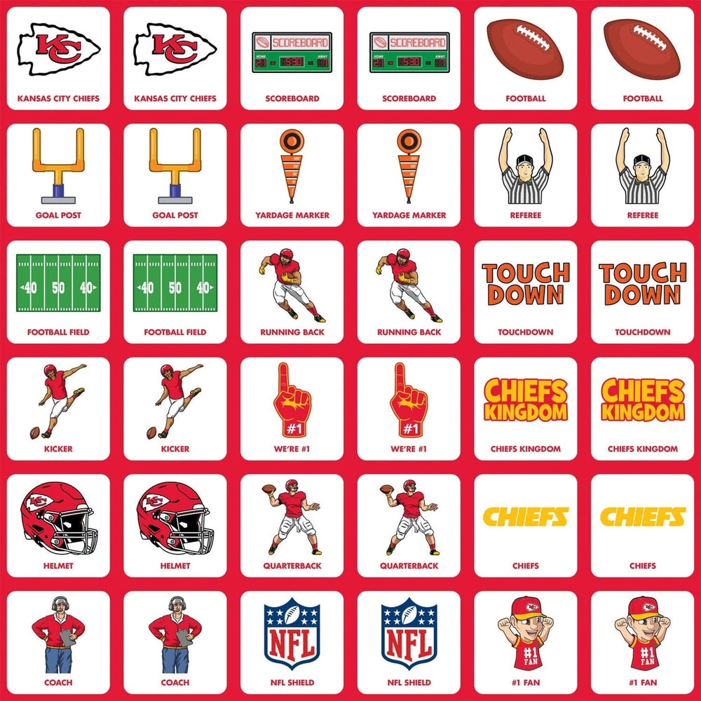 Kansas City Chiefs Matching Game Image 2