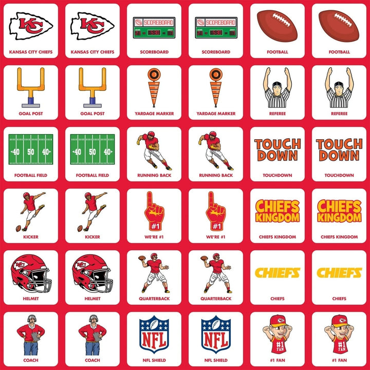 Kansas City Chiefs Matching Game Image 2