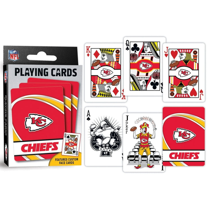 Kansas City Chiefs Playing Cards 54 Card Deck Officially Licensed NFL Team Image 3