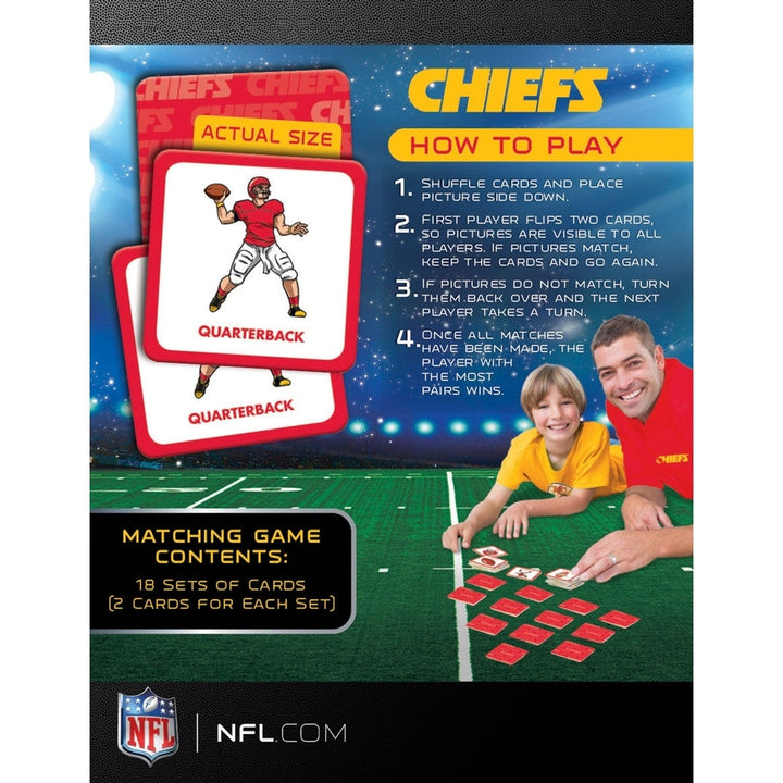 Kansas City Chiefs Matching Game Image 3