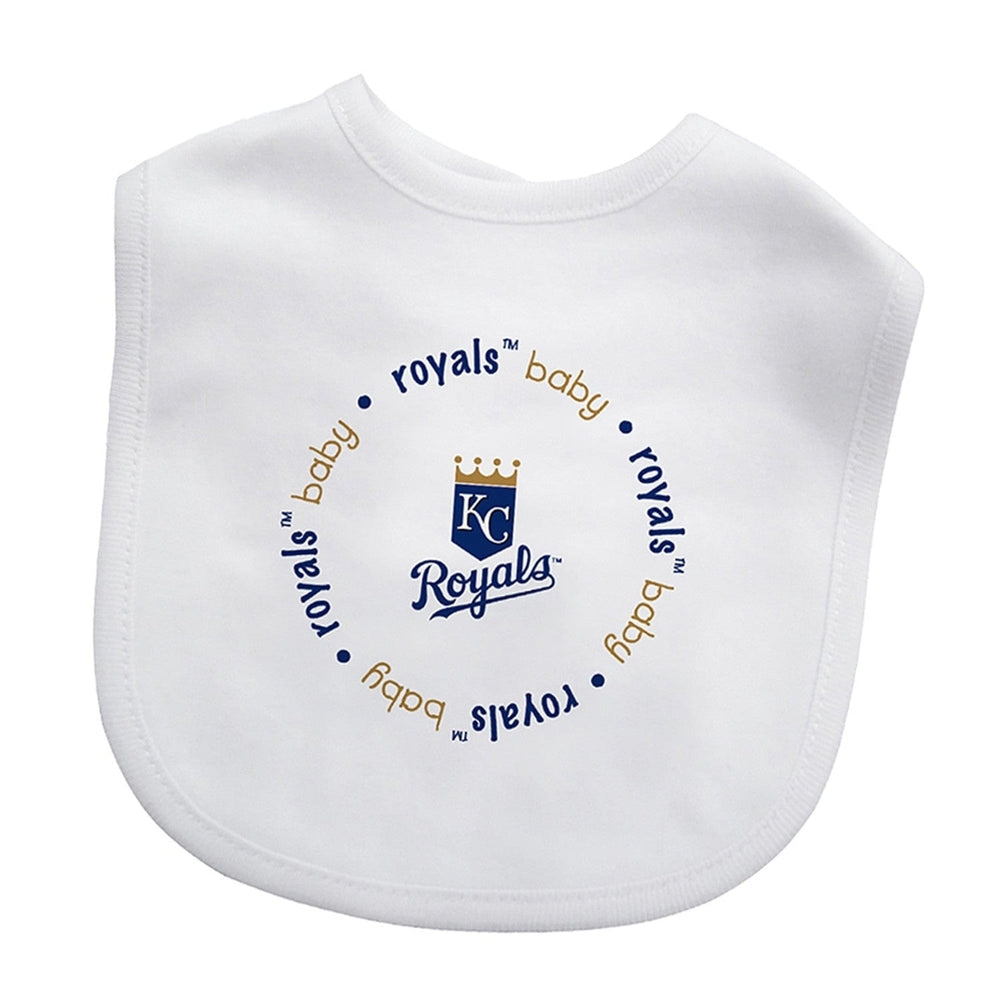 Kansas City Royals Baby Gift Set 2 Piece Bib Pre-Walkers Official MLB Team Image 2