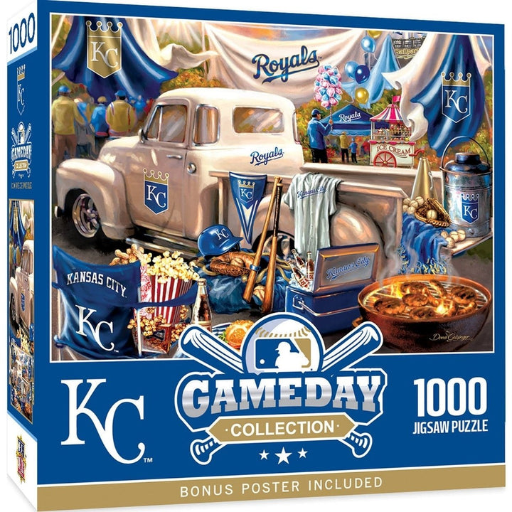 Kansas City Royals Gameday Jigsaw Puzzle 1000 Piece Eco-Friendly 19.25"x26.75" Image 1