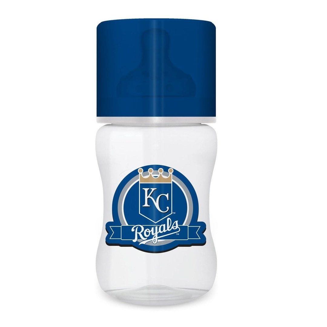 Kansas City Royals Baby Bottle 9oz BPA-free Silicone Nipple Dishwasher Safe Image 1