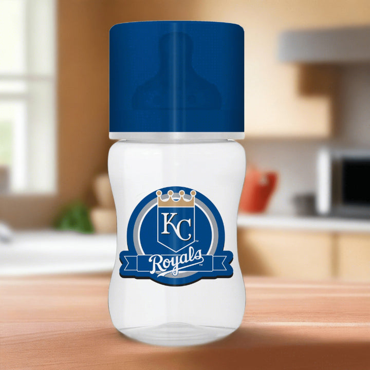 Kansas City Royals Baby Bottle 9oz BPA-free Silicone Nipple Dishwasher Safe Image 3