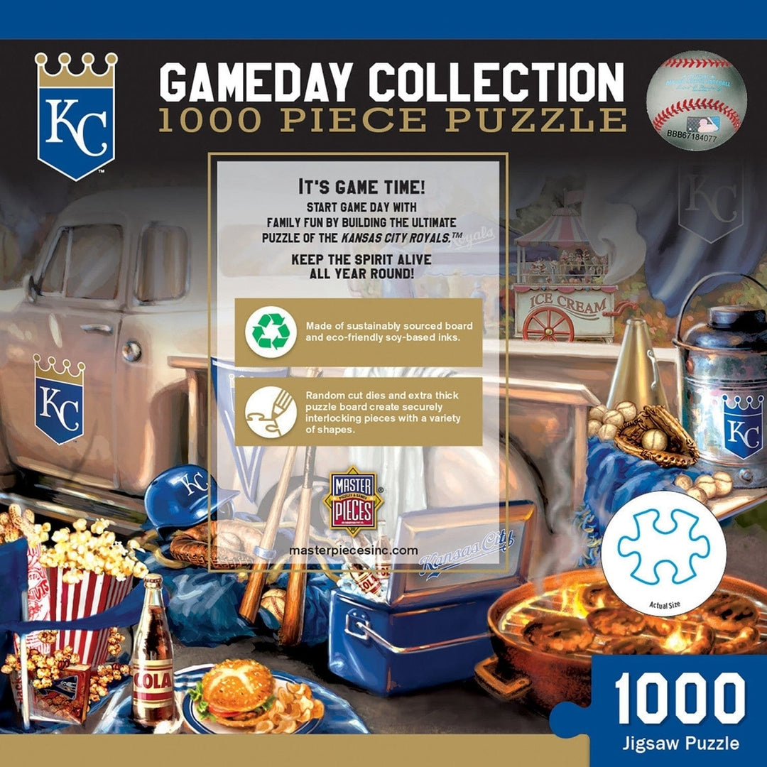 Kansas City Royals Gameday Jigsaw Puzzle 1000 Piece Eco-Friendly 19.25"x26.75" Image 3