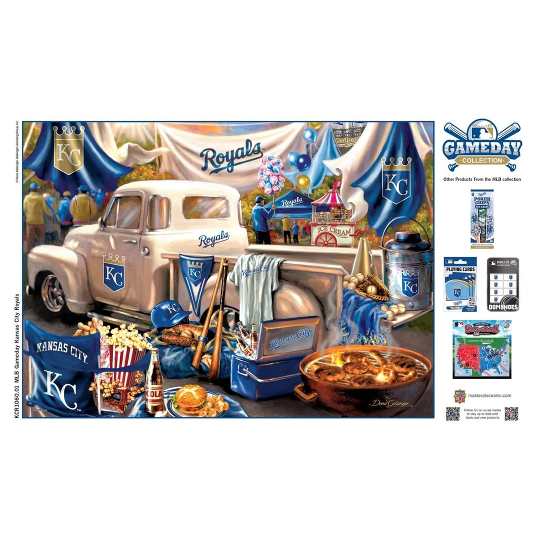 Kansas City Royals Gameday Jigsaw Puzzle 1000 Piece Eco-Friendly 19.25"x26.75" Image 4