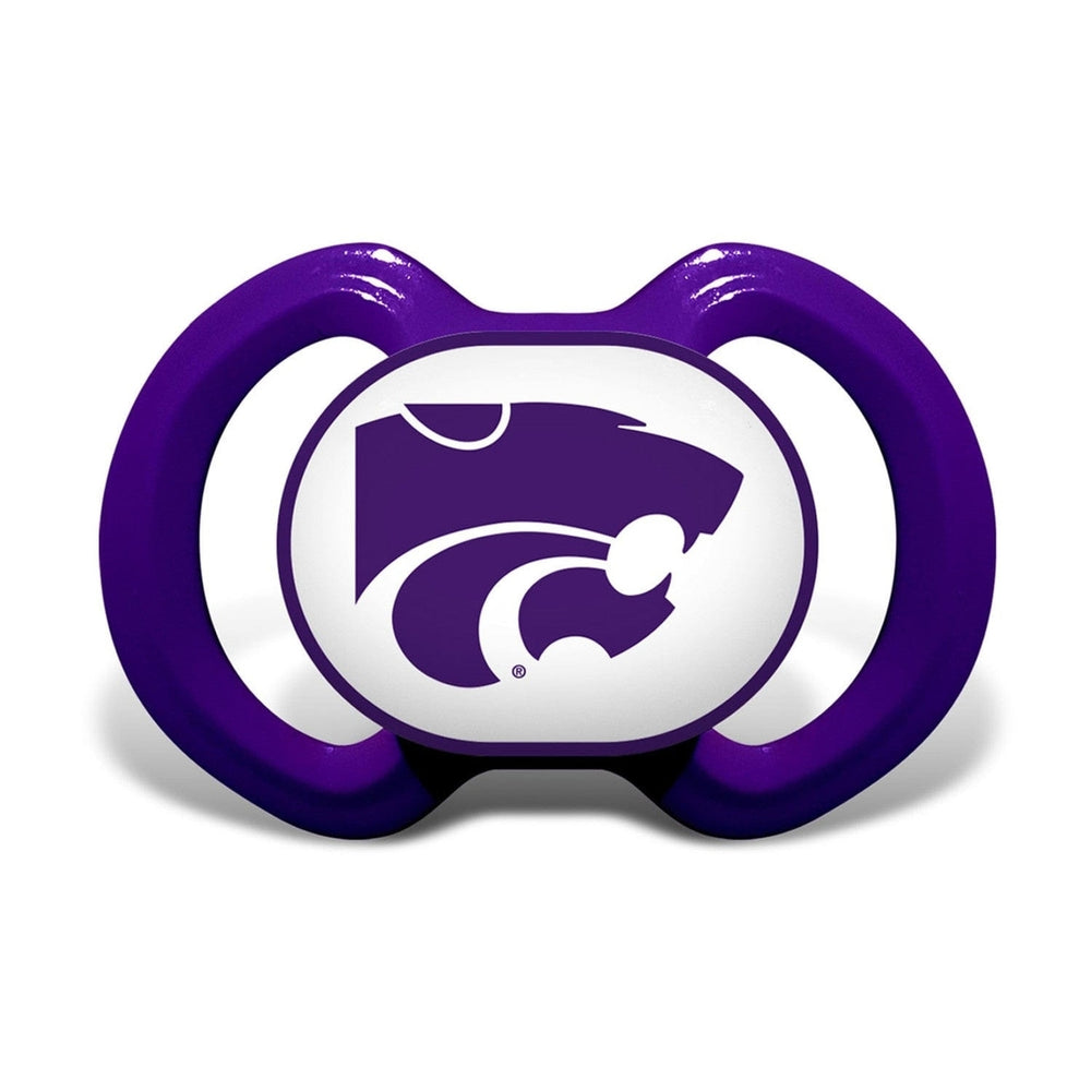 Kansas State Wildcats Baby Gift Set 3 Piece BPA Free Unisex Cotton Pacifier Bottle Image 2