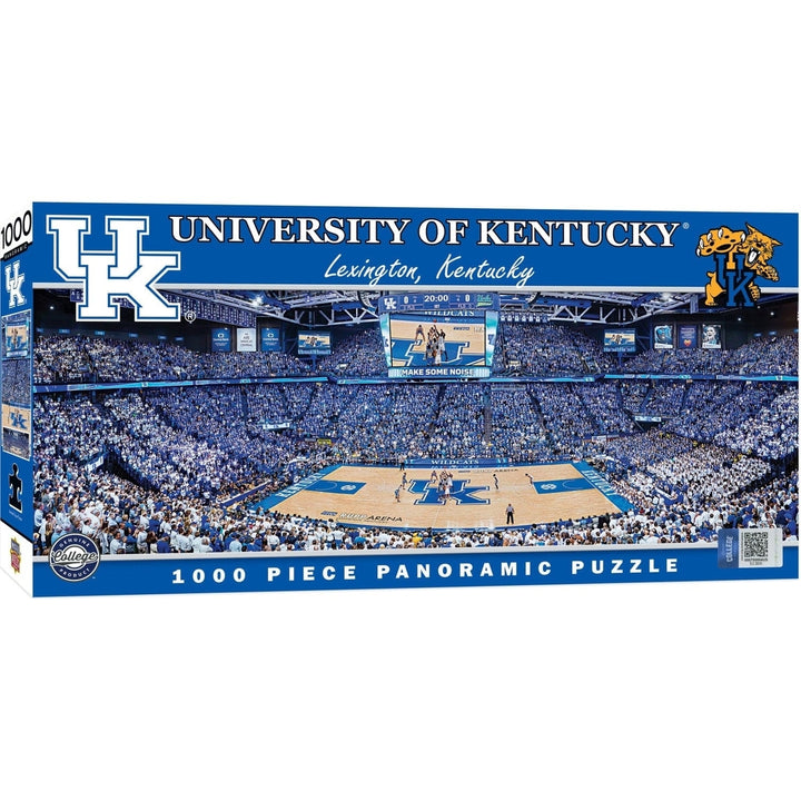 Kentucky Wildcats 1000 Piece Panoramic Jigsaw Puzzle MasterPieces 13x39 Inches Image 1