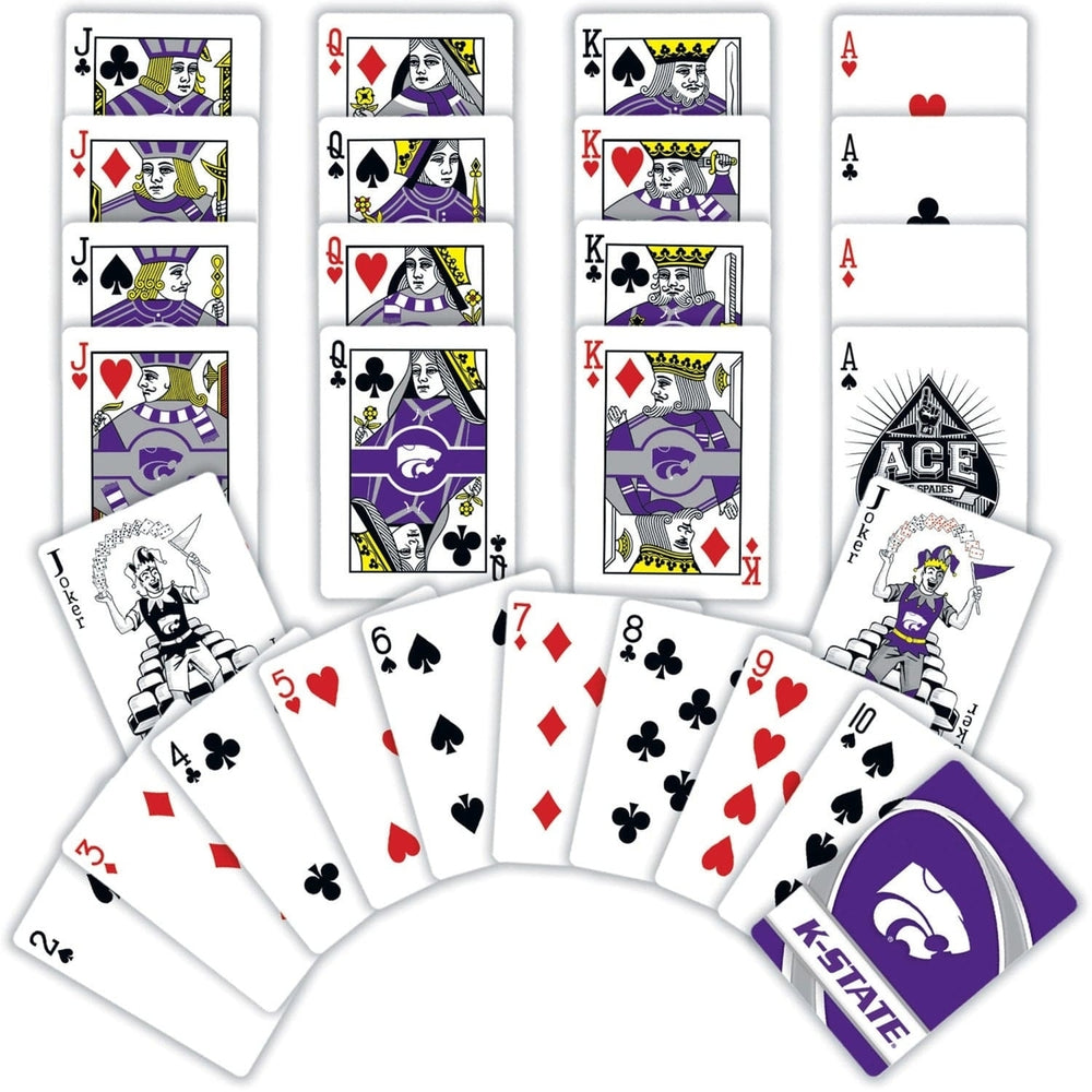 Kansas State Wildcats Playing Cards 54 Card Deck NCAA Team Design Image 2