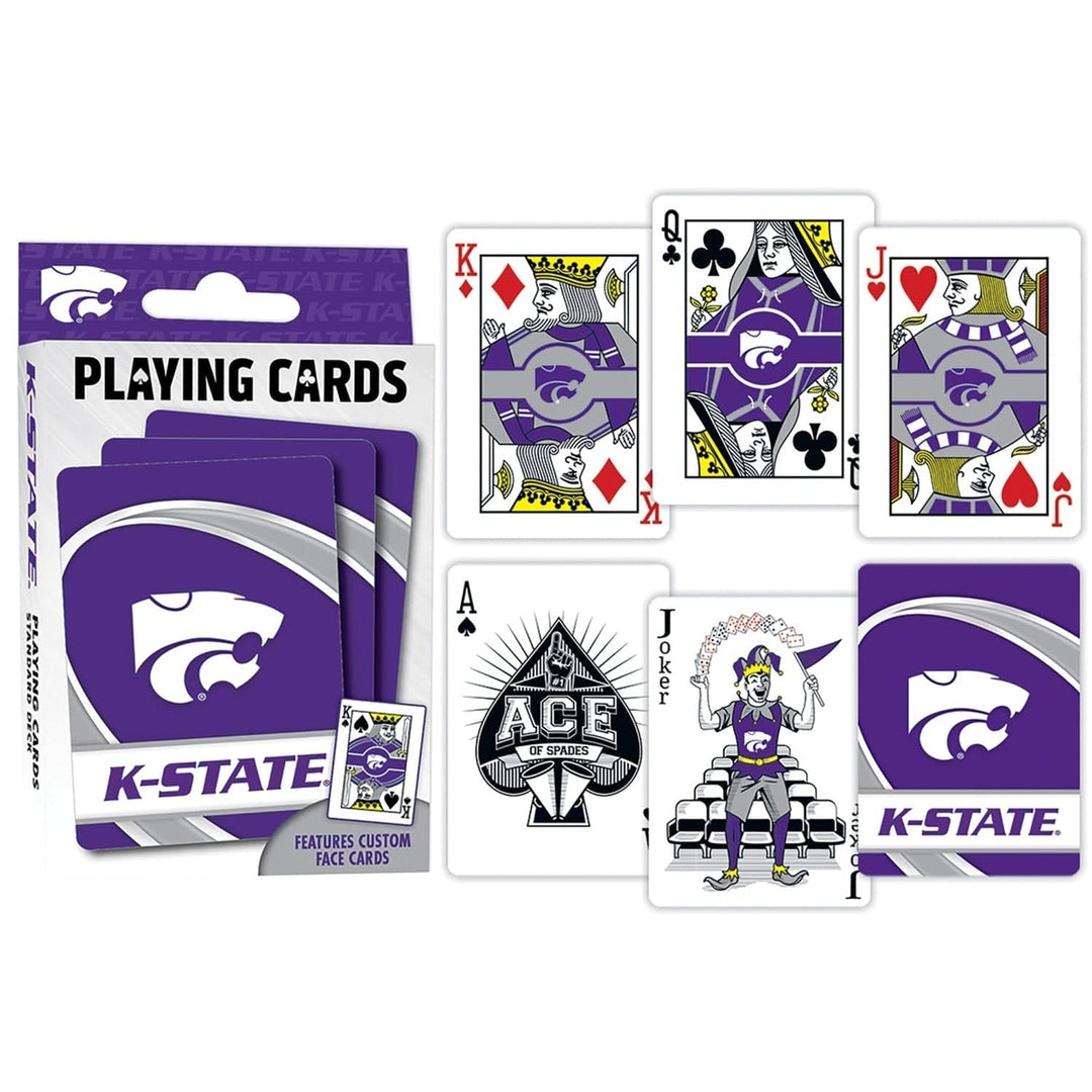 Kansas State Wildcats Playing Cards 54 Card Deck NCAA Team Design Image 3