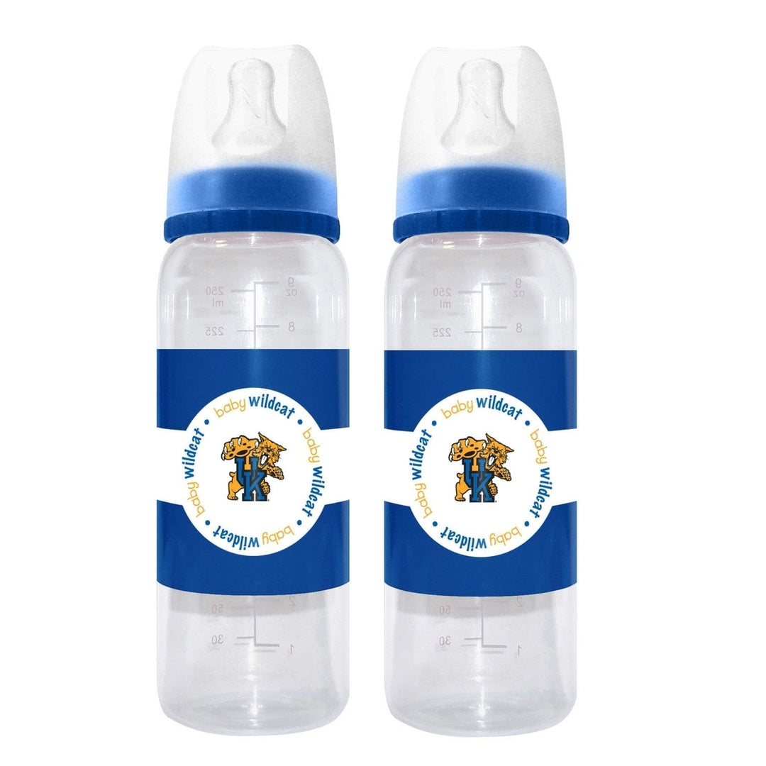 Kentucky Wildcats Baby Bottles 9oz 2-Pack BPA-Free Dishwasher Safe Infant Bottles Image 1