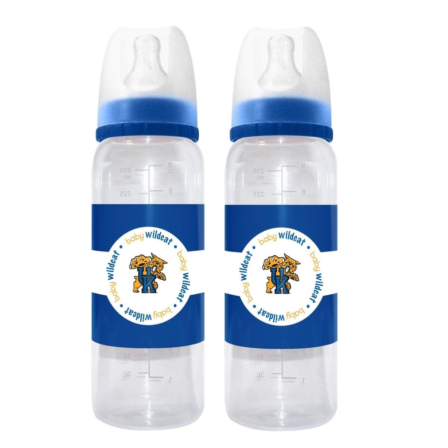 Kentucky Wildcats Baby Bottles 9oz 2-Pack BPA-Free Dishwasher Safe Infant Bottles Image 1