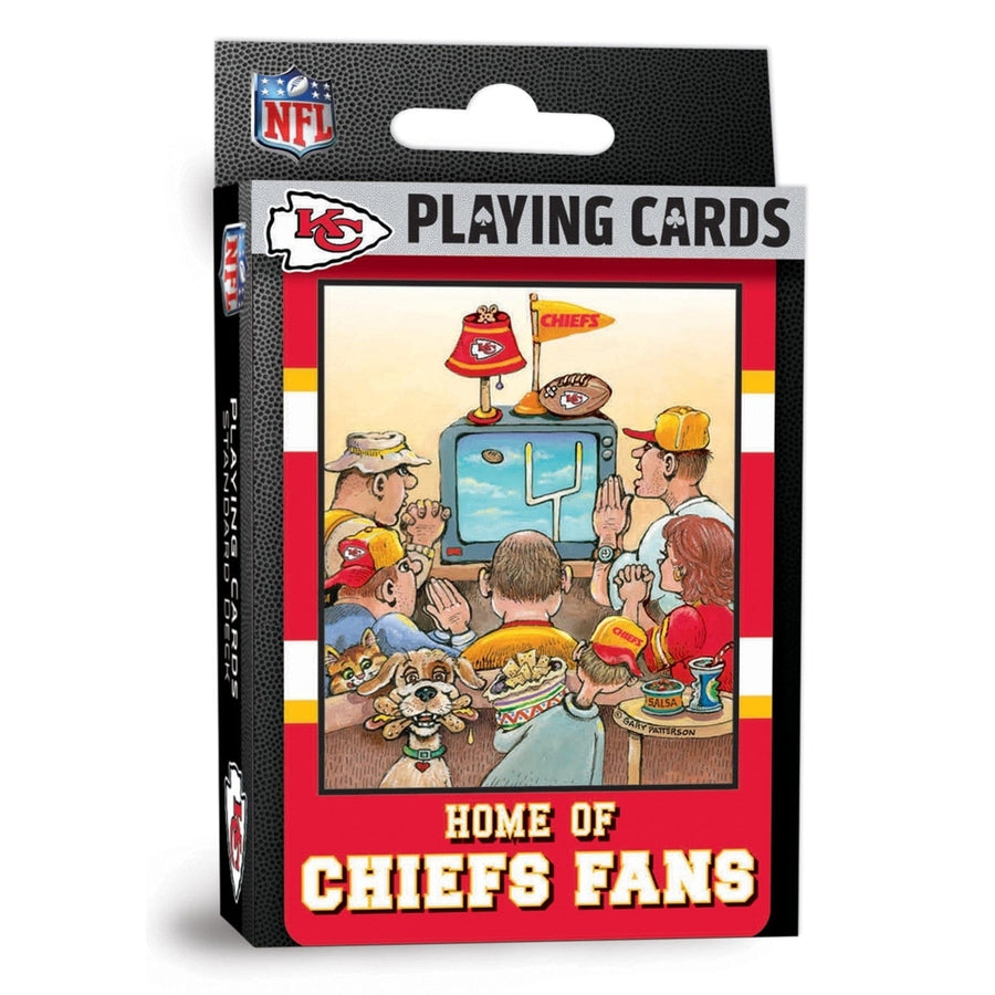 Kansas City Chiefs Playing Cards 54 Card Deck Team Logo Custom Design Image 1