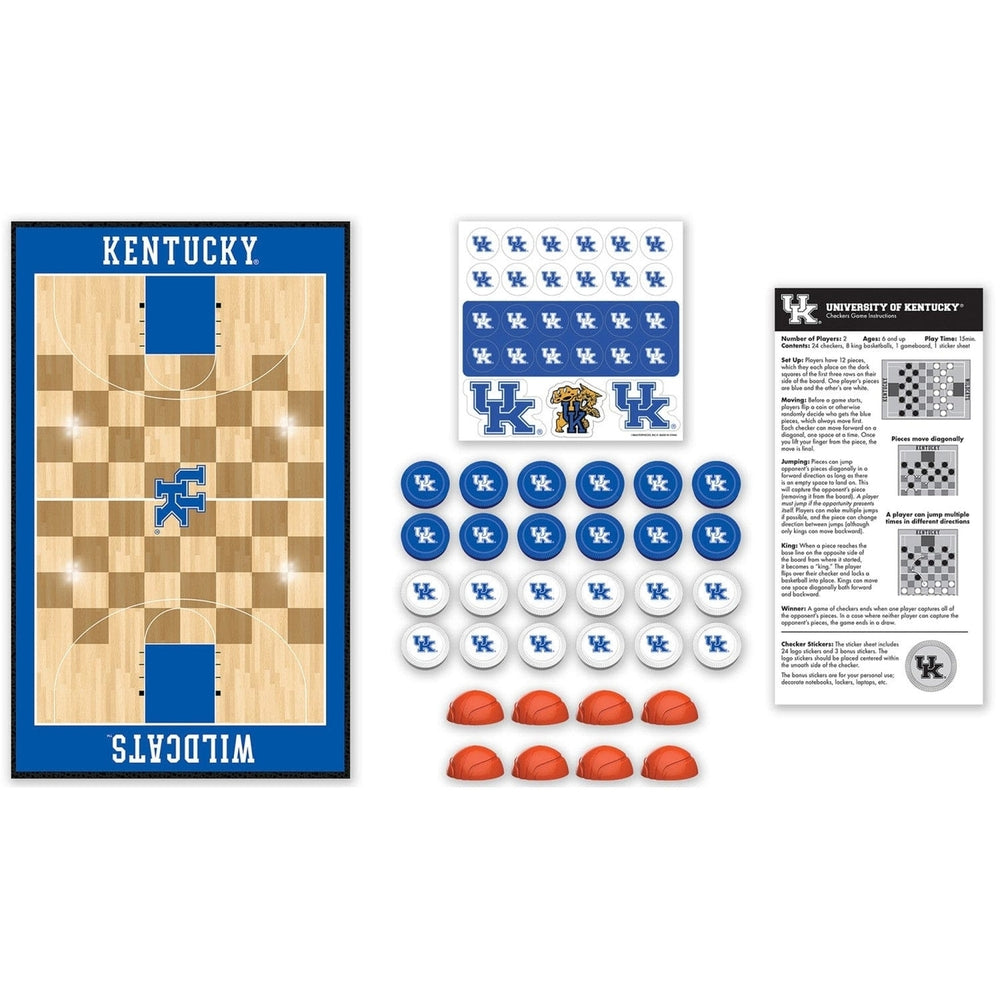 Kentucky Wildcats Checkers Board Game Officially Licensed NCAA 13"x21.375" Image 2