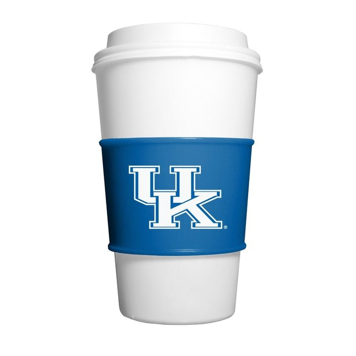 Kentucky Wildcats Silicone Grip Cup Sleeve Dishwasher Safe Durable Drink Accessory Image 1