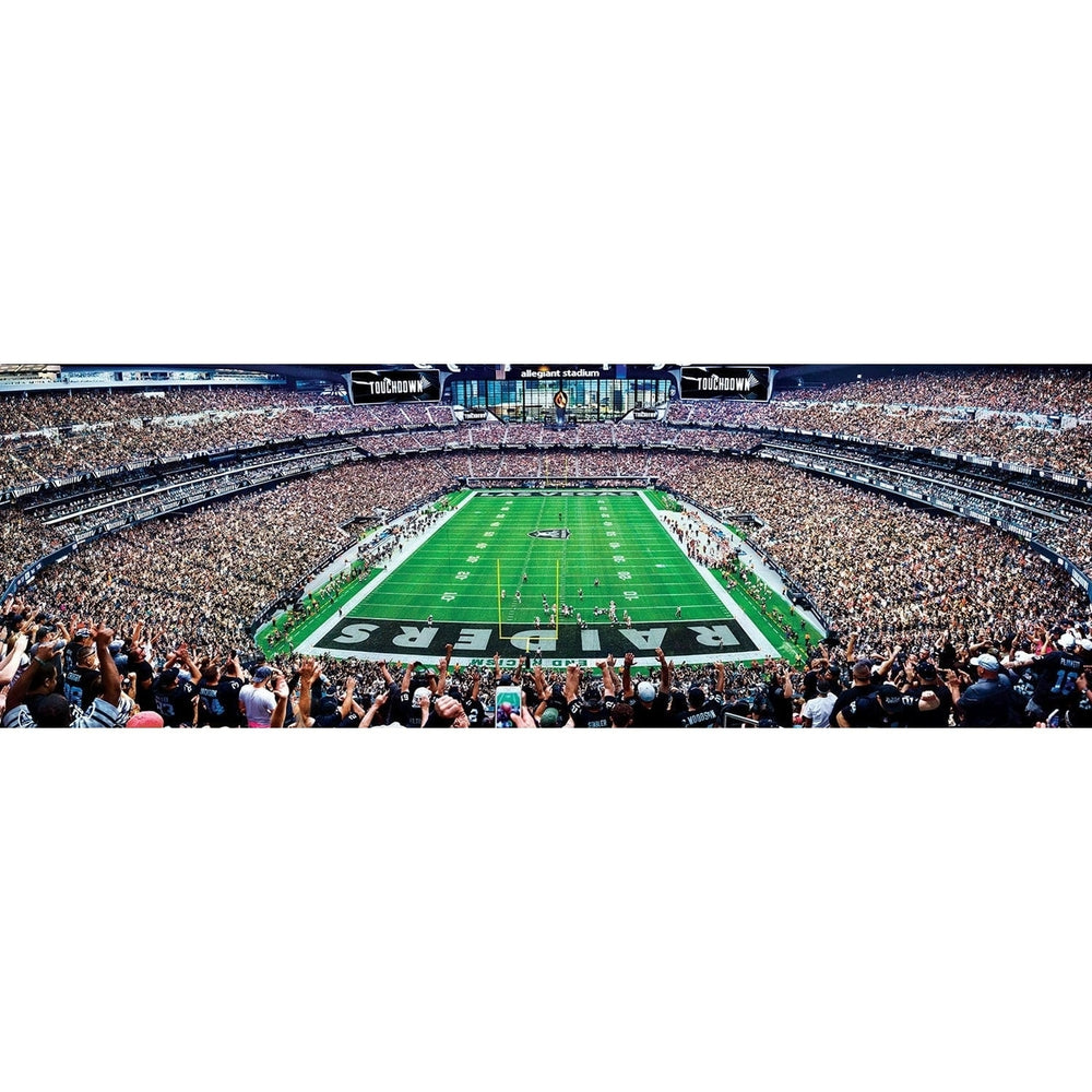 Las Vegas Raiders 1000 Piece Panoramic Jigsaw Puzzle 13x39 Eco-Friendly Image 2