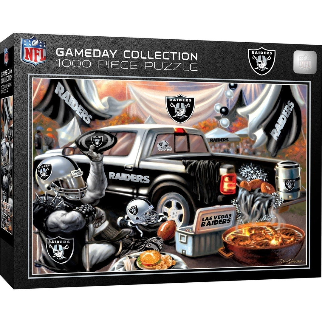 Las Vegas Raiders - Gameday 1000 Piece Jigsaw Puzzle Image 1