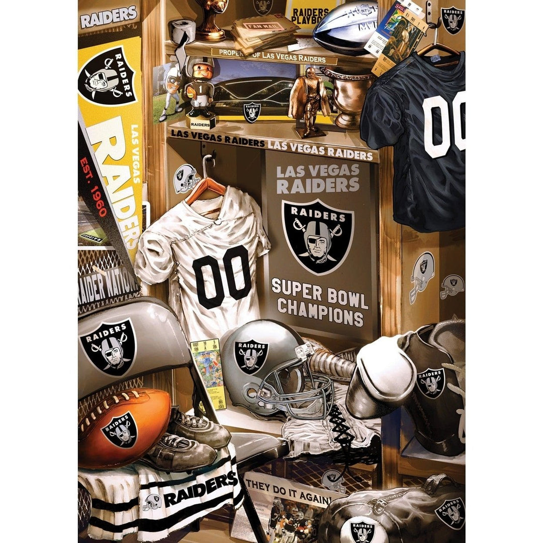 Las Vegas Raiders 500 Piece Jigsaw Puzzle MasterPieces Eco-Friendly Quality Fun Image 2