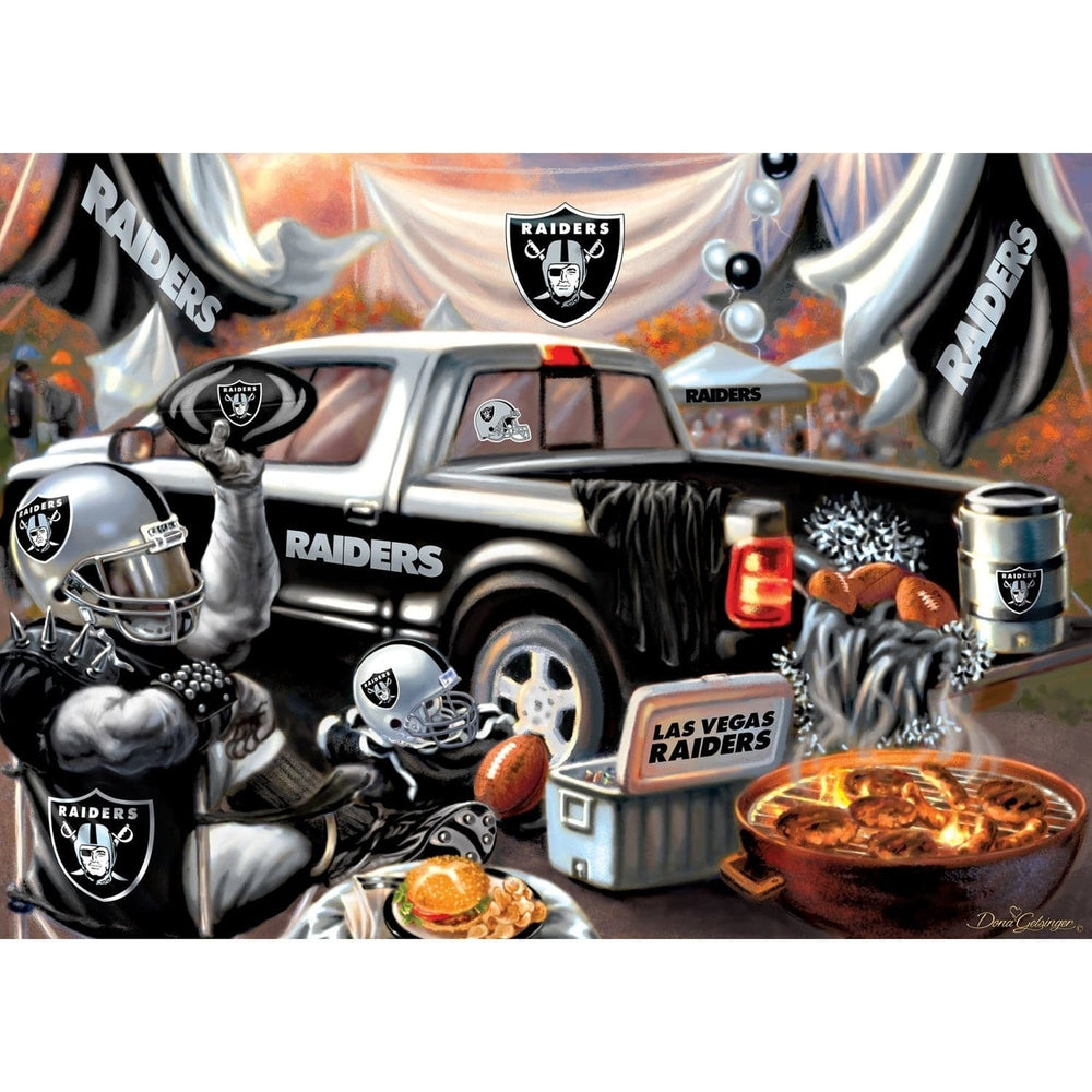 Las Vegas Raiders - Gameday 1000 Piece Jigsaw Puzzle Image 2