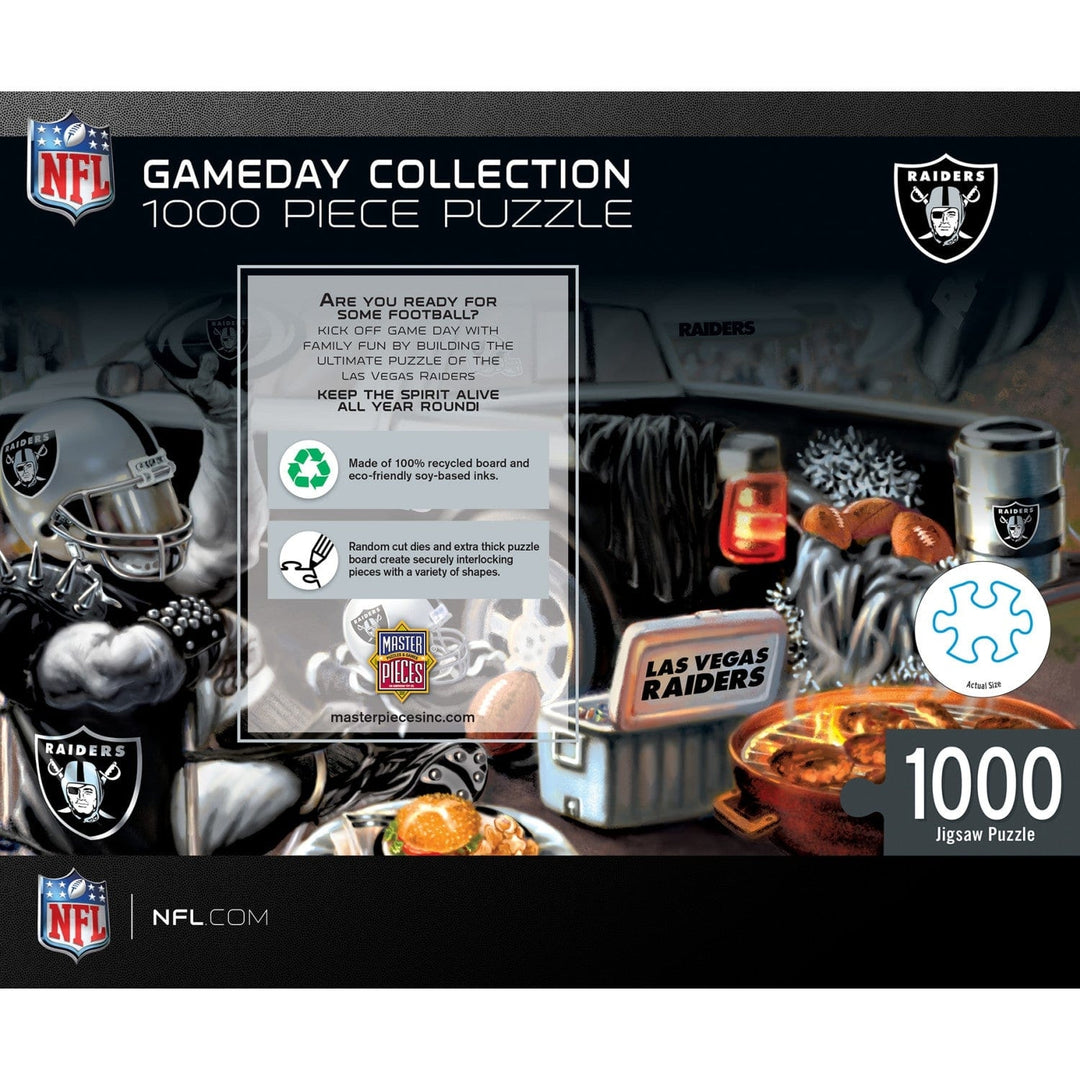 Las Vegas Raiders - Gameday 1000 Piece Jigsaw Puzzle Image 3