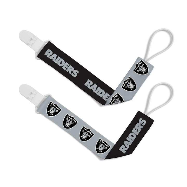 Las Vegas Raiders - Pacifier Clip 2-Pack Image 1