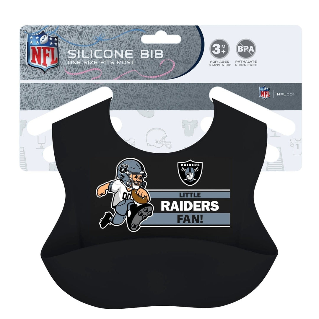 Las Vegas Raiders - NFL Silicone Bib Image 2