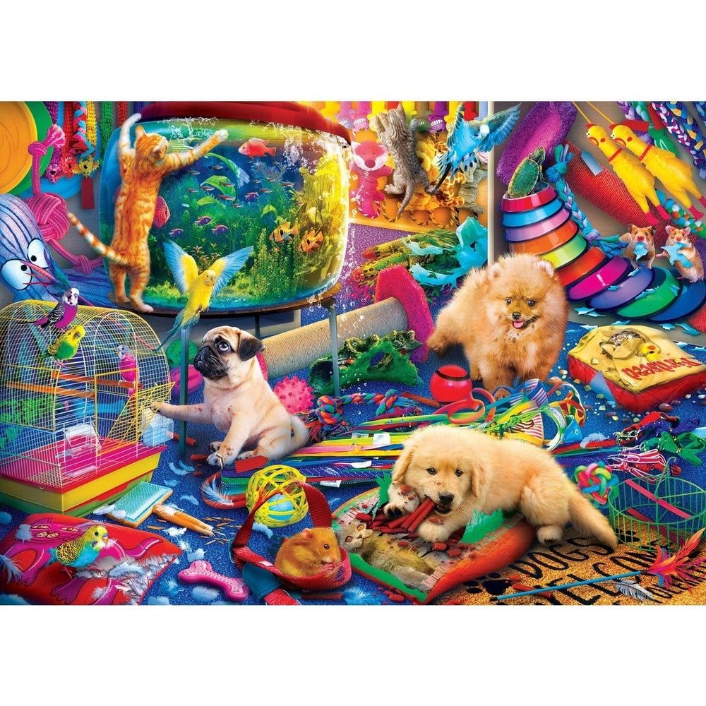 MasterPieces 500 Piece Jigsaw Puzzle Home Sweet Home Pet Play Room Recycled Material Image 2