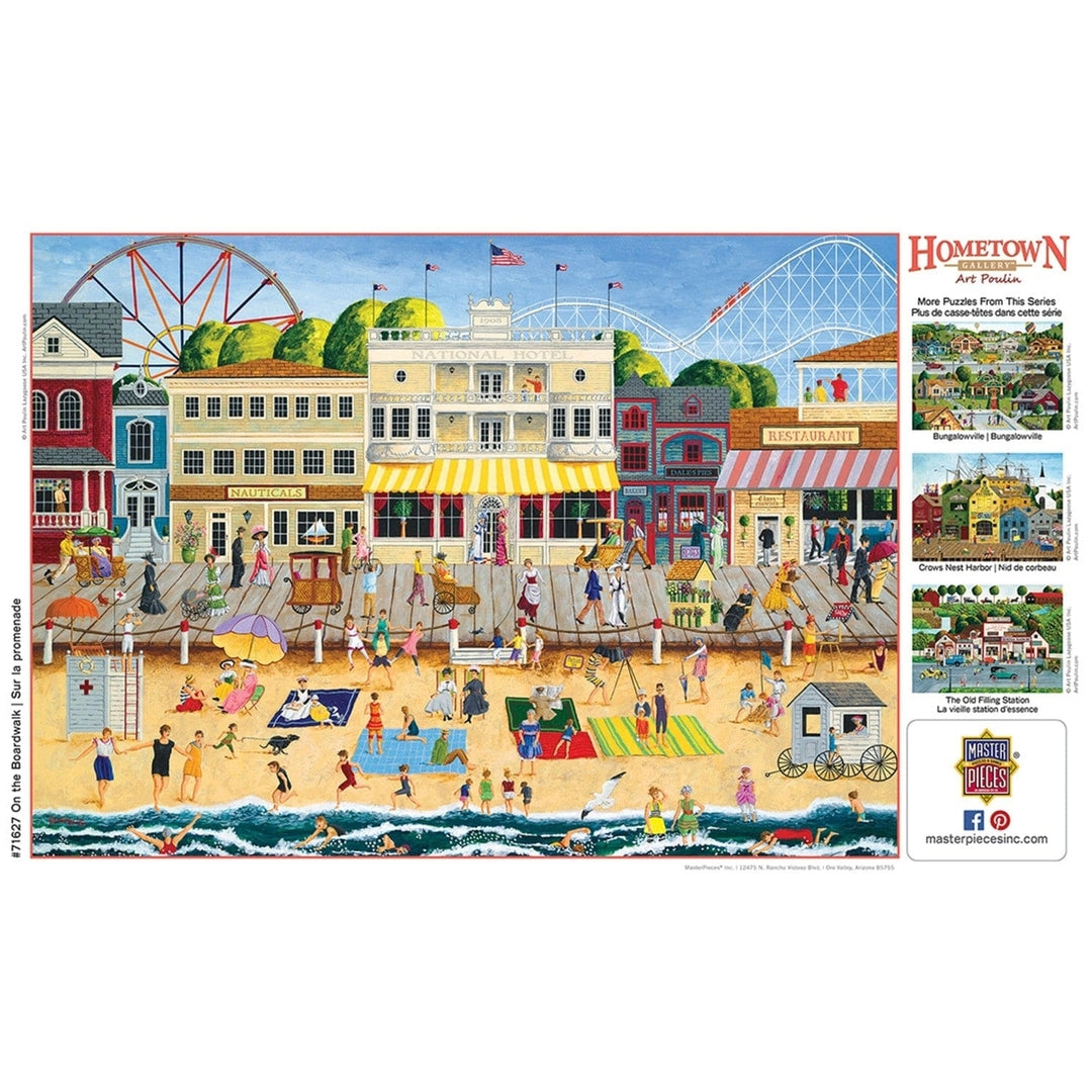 MasterPieces Hometown Gallery 1000 Piece Jigsaw Puzzle On the Boardwalk 19.25x26.75 Image 4