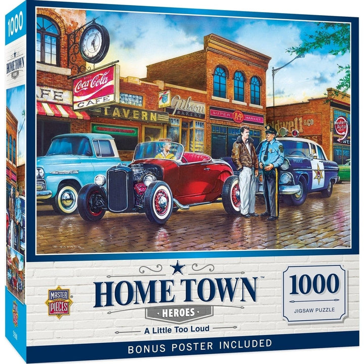 Hometown Heroes 1000 Piece Jigsaw Puzzle MasterPieces 19.25 x 26.75 US Made Image 1