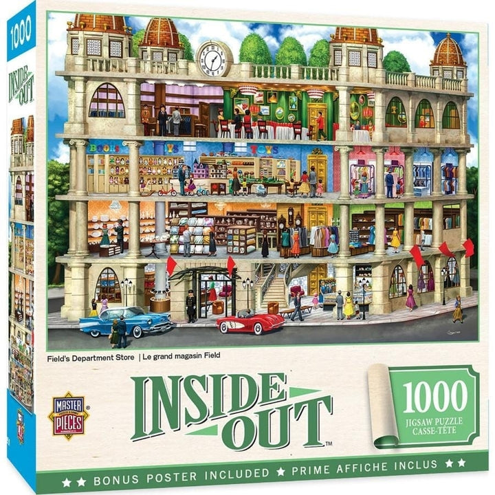 MasterPieces Inside Out 1000 Piece Jigsaw Puzzle 19.25x26.75 Eco-Friendly Image 1