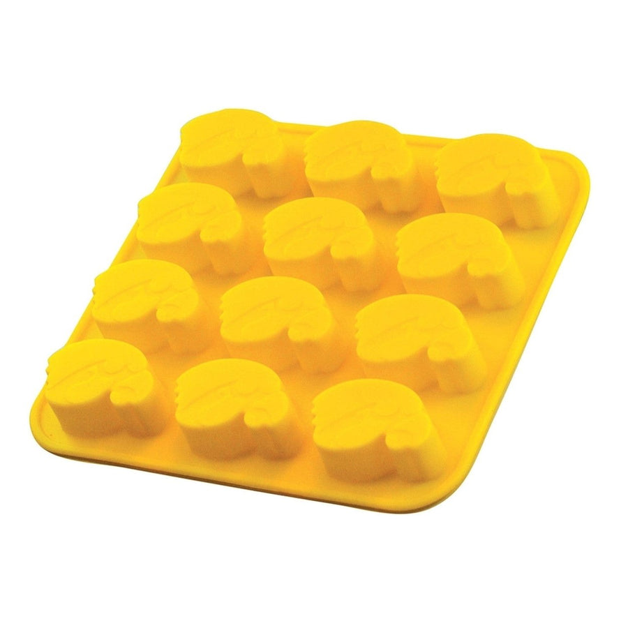 Iowa Hawkeyes Silicone Ice Cube Tray Food-Grade Candy Mold Team Color 450F Image 1