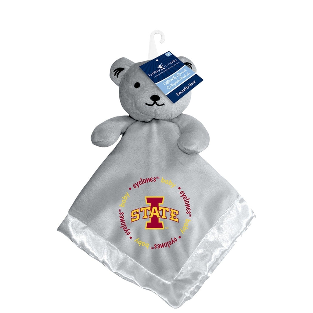 Iowa State Cyclones Security Bear Gray Soft Plush 14in Baby Fanatic Buddy Image 2