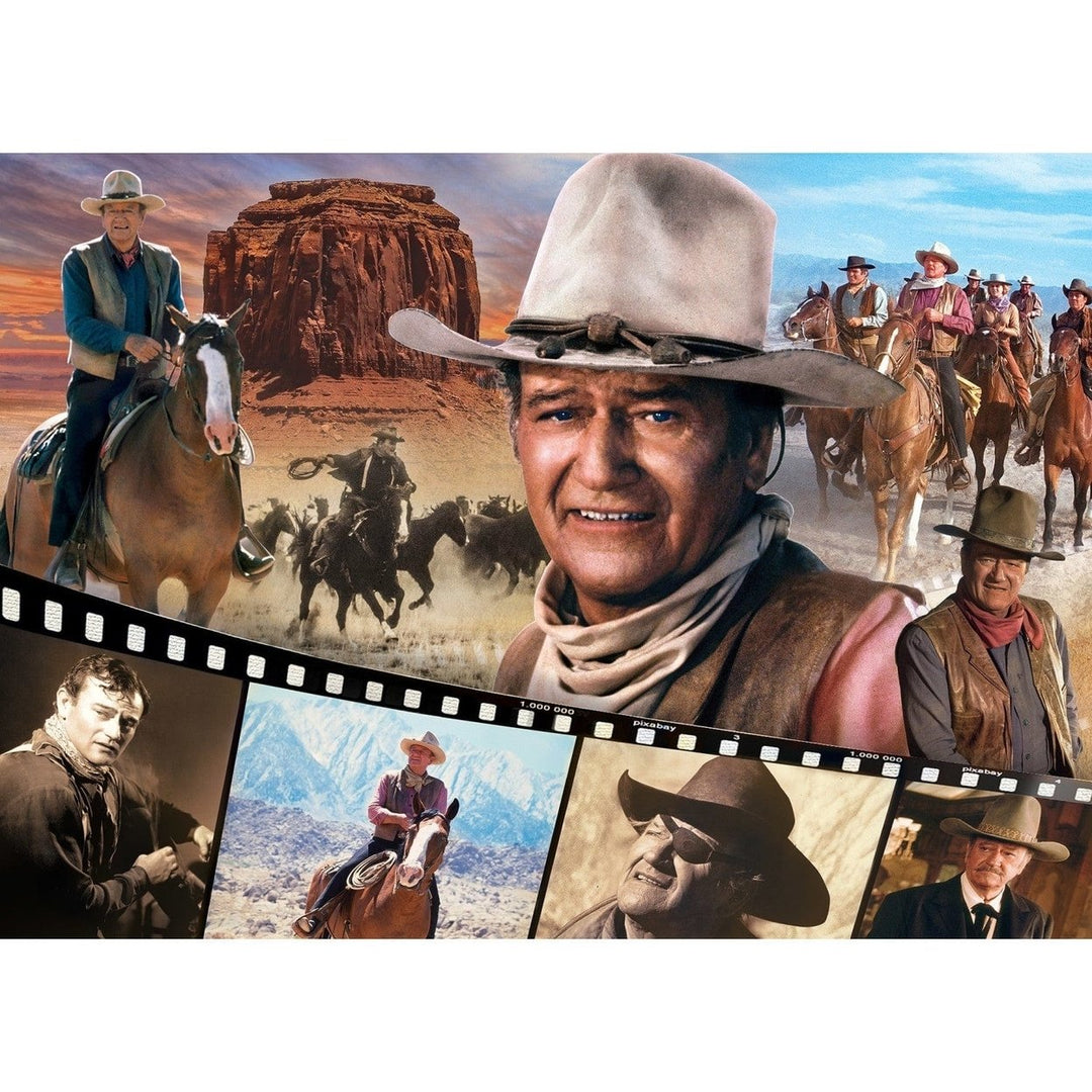 John Wayne 1000 Piece Jigsaw Puzzle The Cowboy Way 19.25x26.75 MasterPieces Image 2