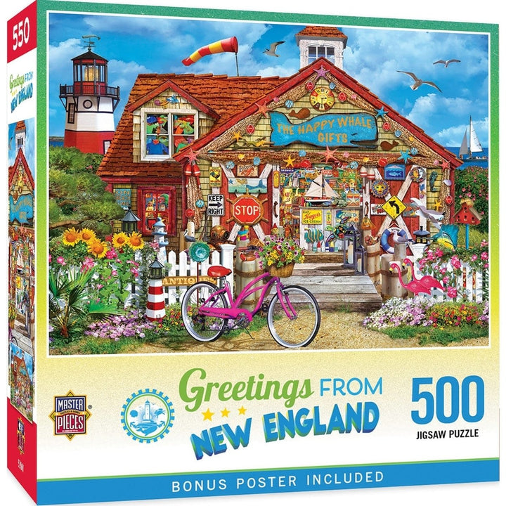 Greetings From England - 500 Piece Jigsaw Puzzle Image 1