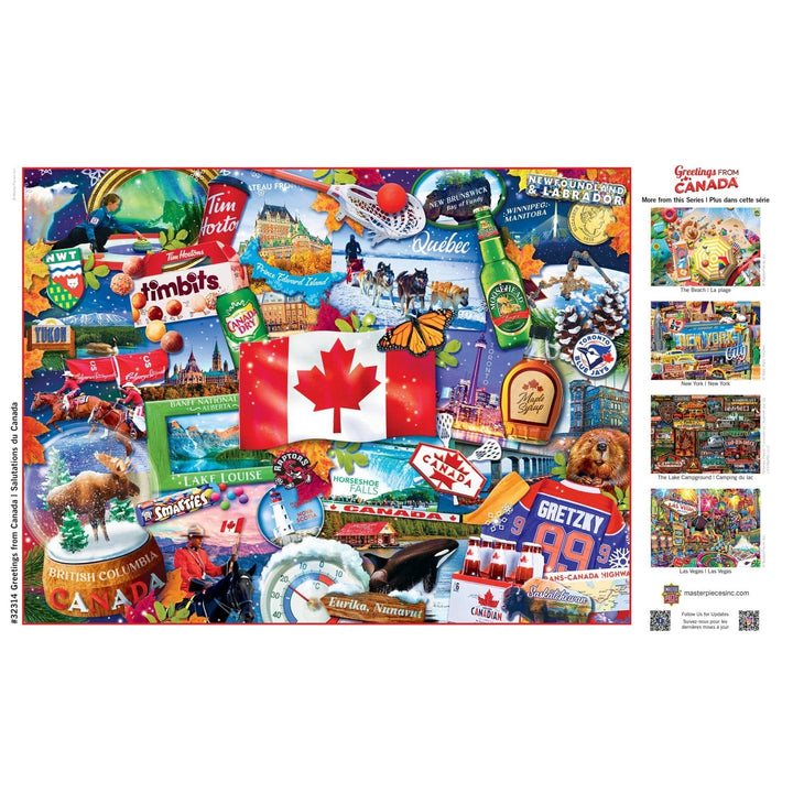 MasterPieces Canada 550 Piece Jigsaw Puzzle Fun for Ages 14 and Up Image 4