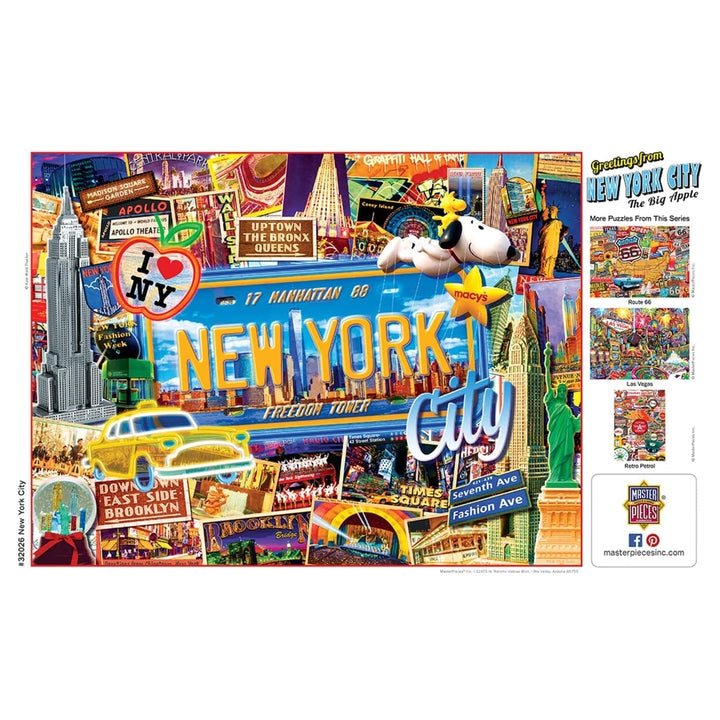 MasterPieces York 550 Piece Jigsaw Puzzle Eco-Friendly 24 x 18 Inches Image 4