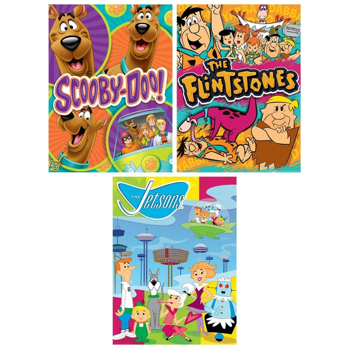 Hanna-Barbera 500 Piece Jigsaw Puzzles Scooby Doo Jetsons Flintstones 3 Pack Image 7