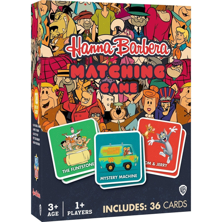 Hanna-Barbera Matching Game 36 Character Cards Scooby-Doo Jetsons Fun for All Image 1