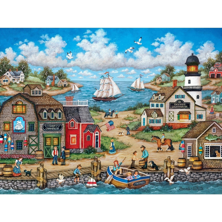 Heartland Dockside Activities 550 Piece Jigsaw Puzzle 24x18 Eco-Friendly Design Image 2